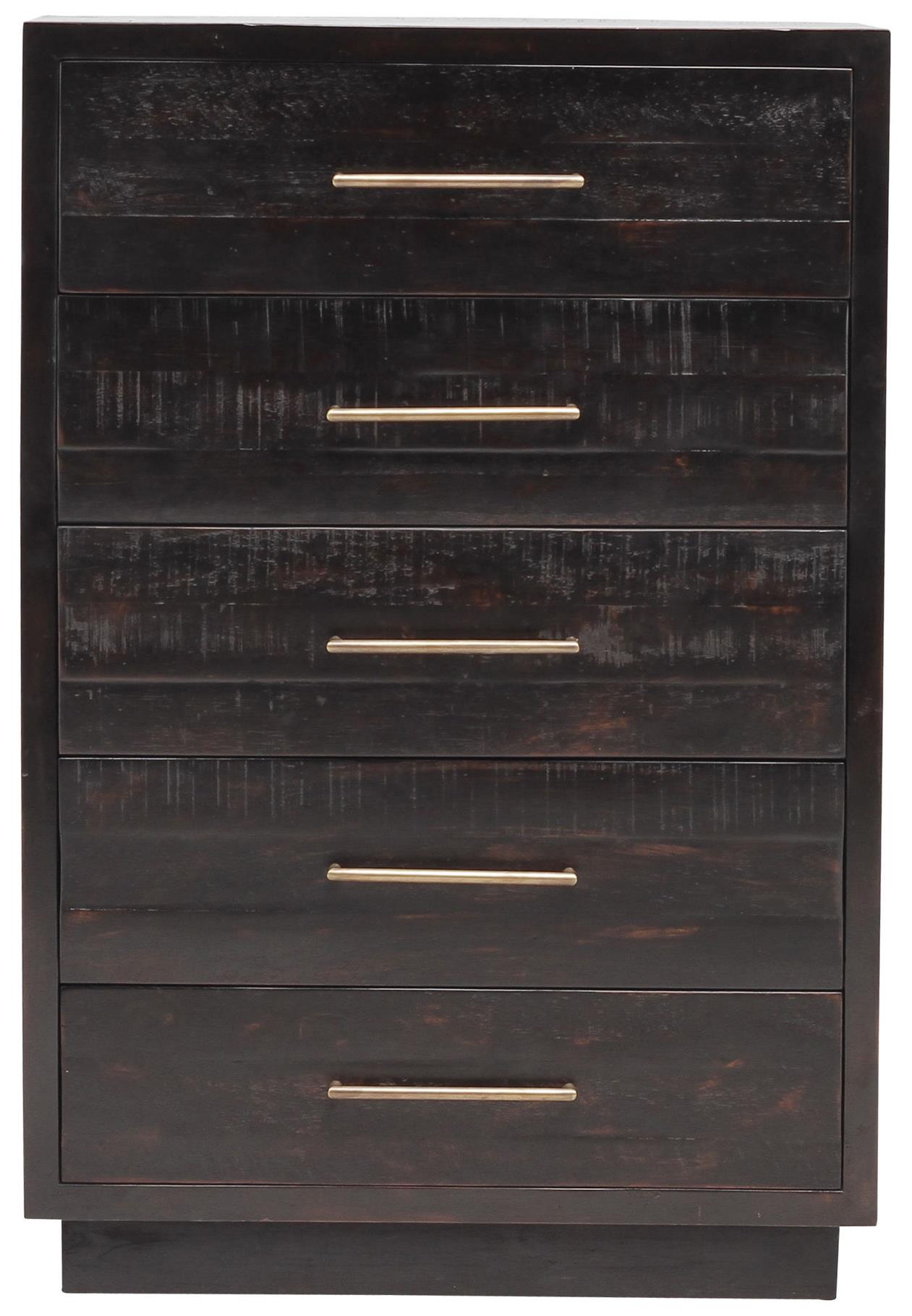 Four Hands Hadley Suki VHAD F185 5 Drawer Tall Boy Chest in